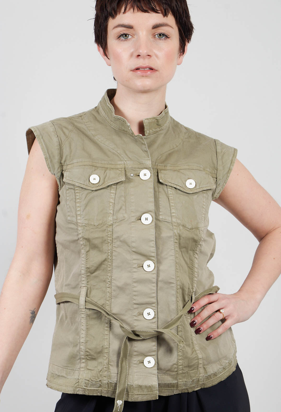 Raise Up Jacket in Clay Green