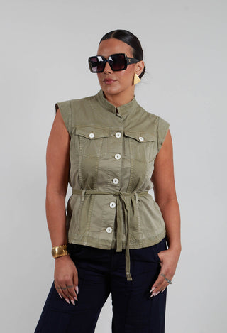 Raise Up Jacket in Clay Green