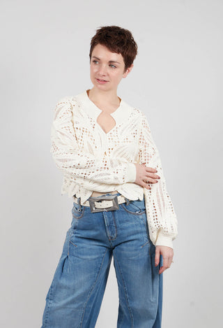 Sweeti Cardigan in White Milk