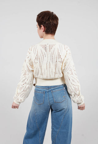 Sweeti Cardigan in White Milk