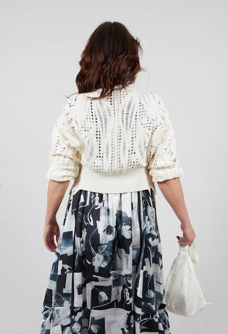 Sweeti Cardigan in White Milk