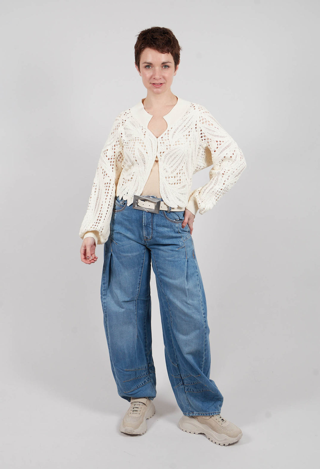 Sweeti Cardigan in White Milk
