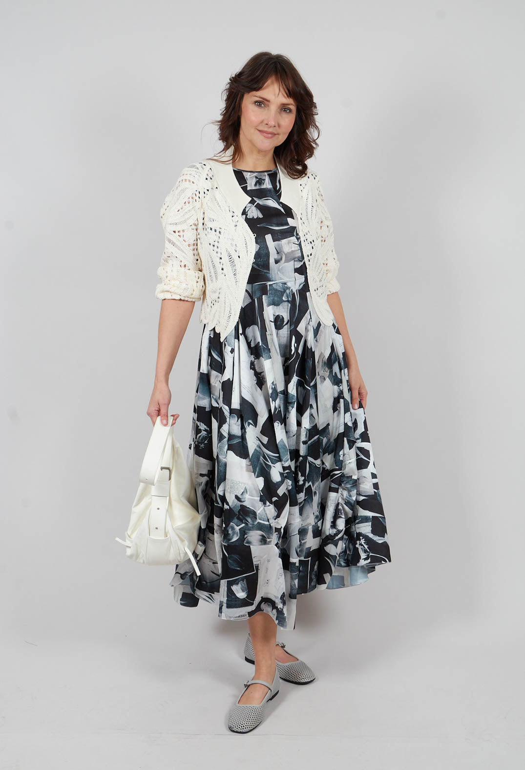 Sparky Dress in Black Print