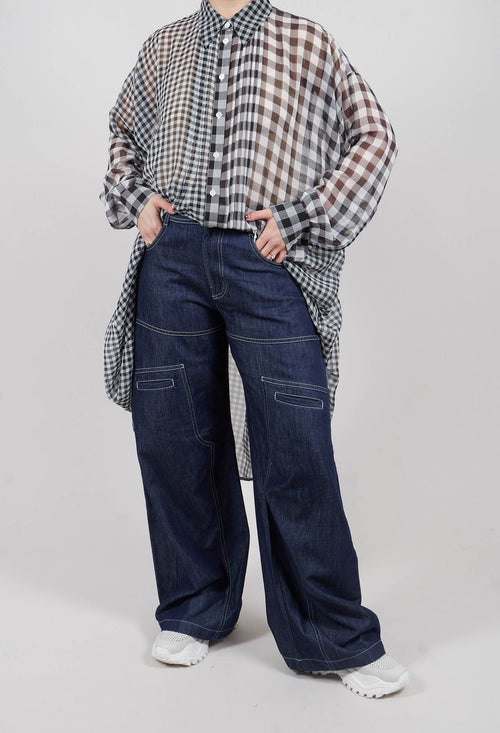 Snowdrift Trousers in Denim
