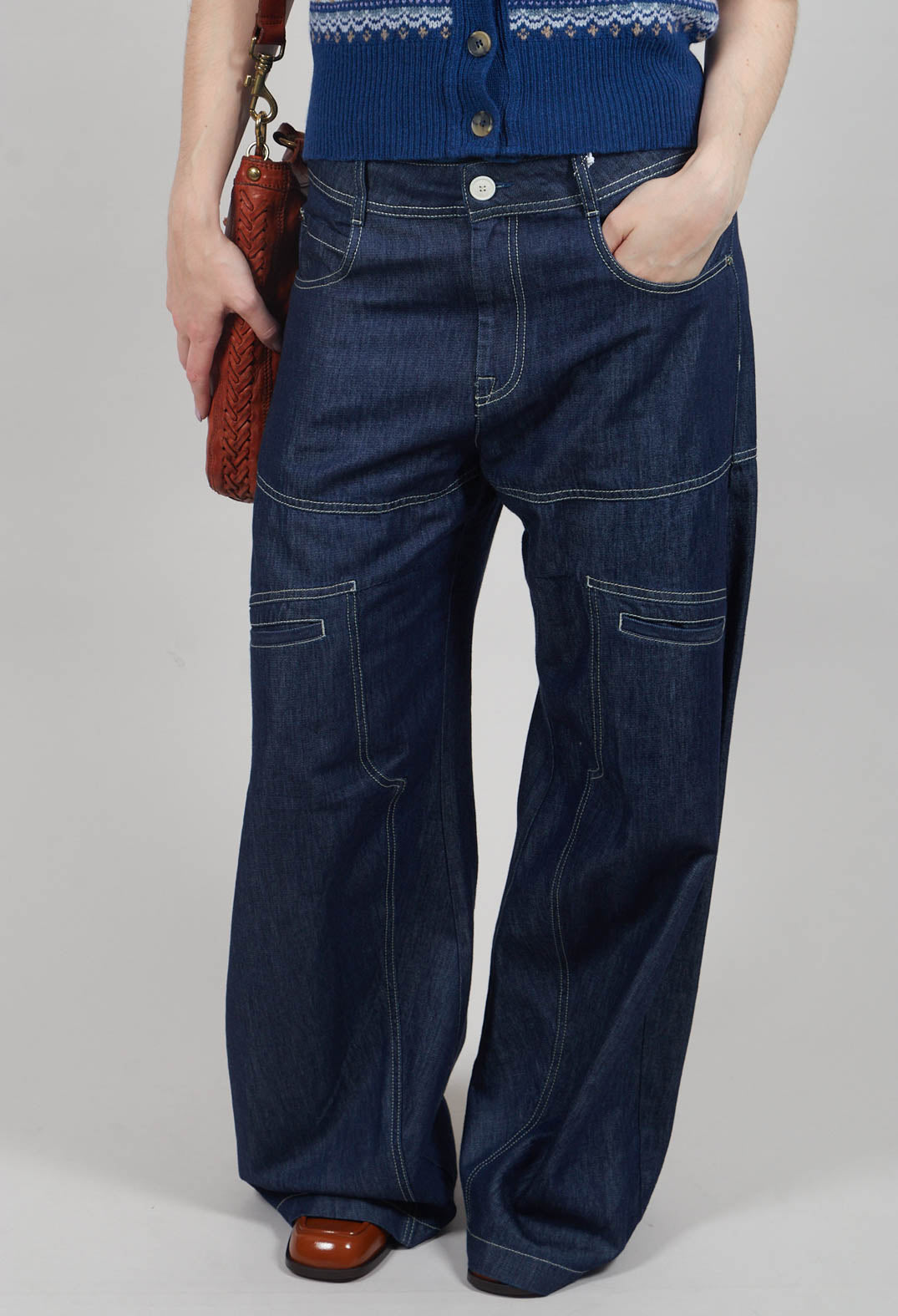 Snowdrift Trousers in Denim