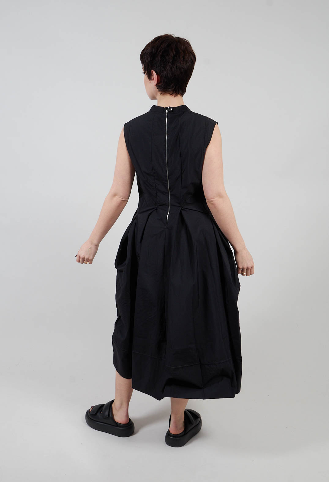 Wealth Dress in Jet Black