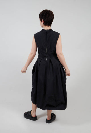 Wealth Dress in Jet Black
