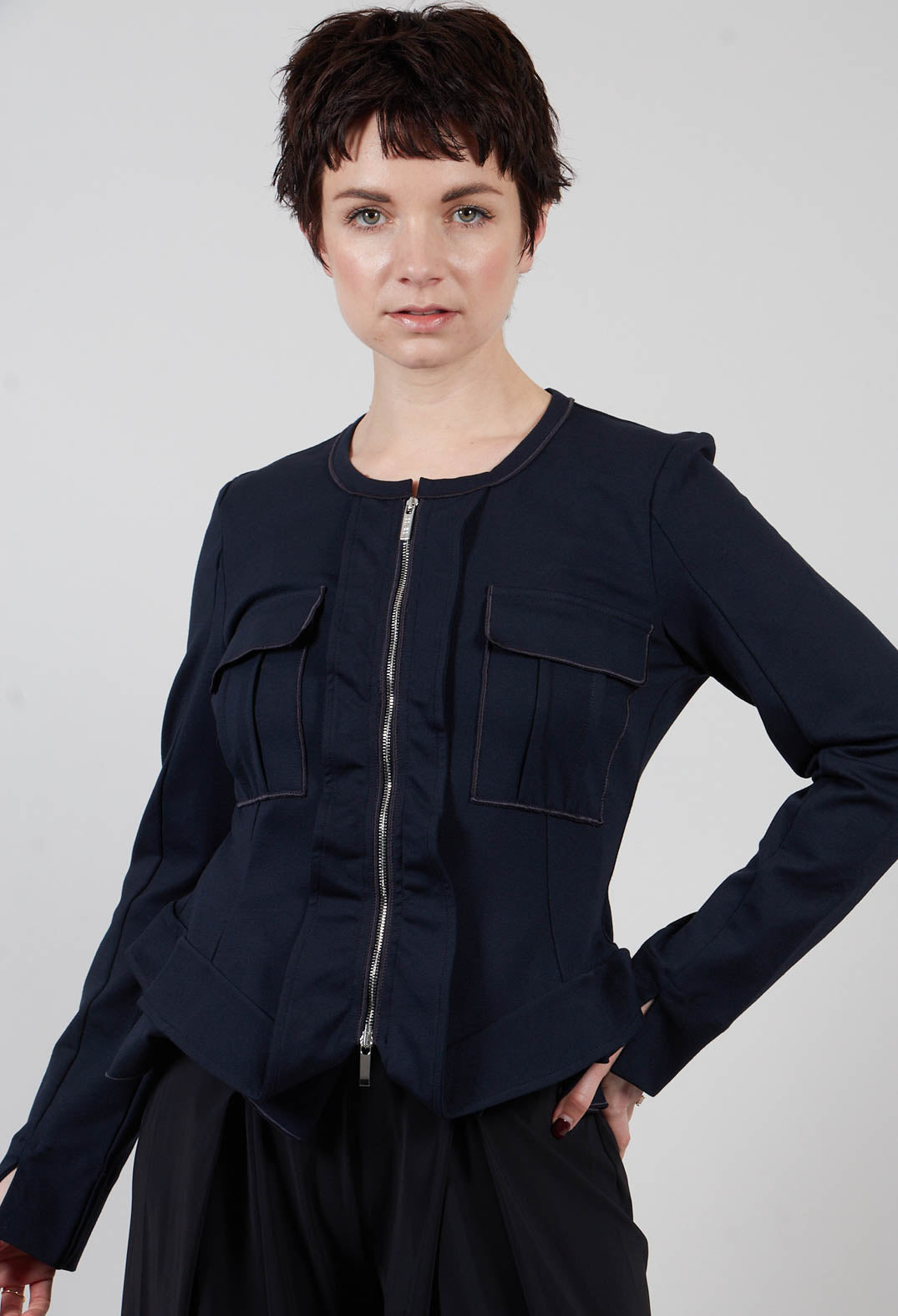 Sapphire Jacket in Berry Blue