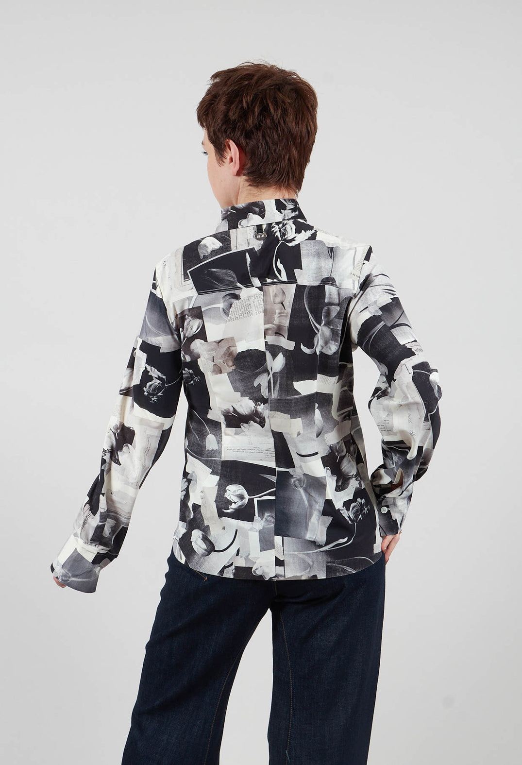 Hadron Shirt in Black Print