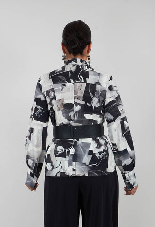 Hadron Shirt in Black Print