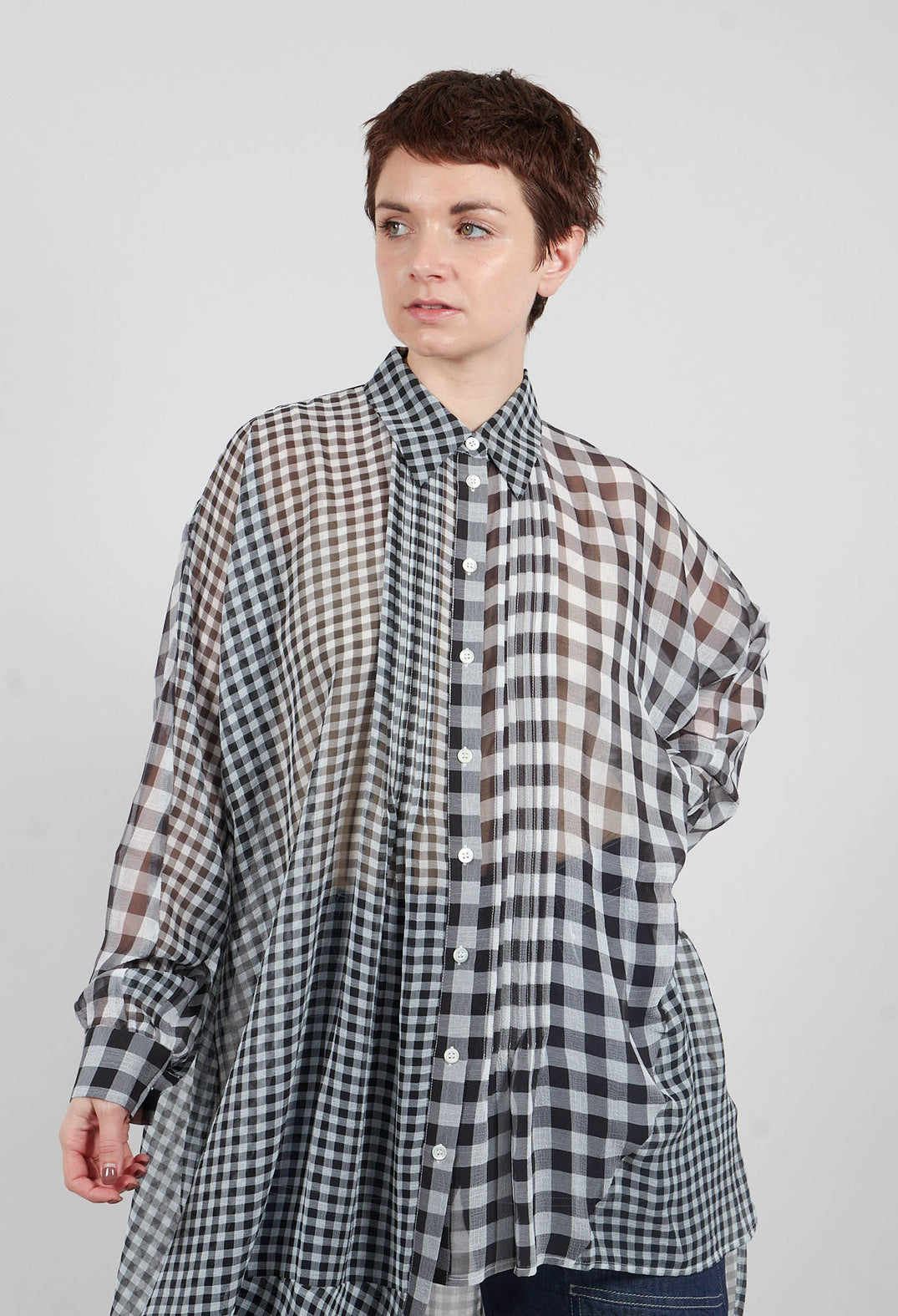 Musket Tunic in Black Check