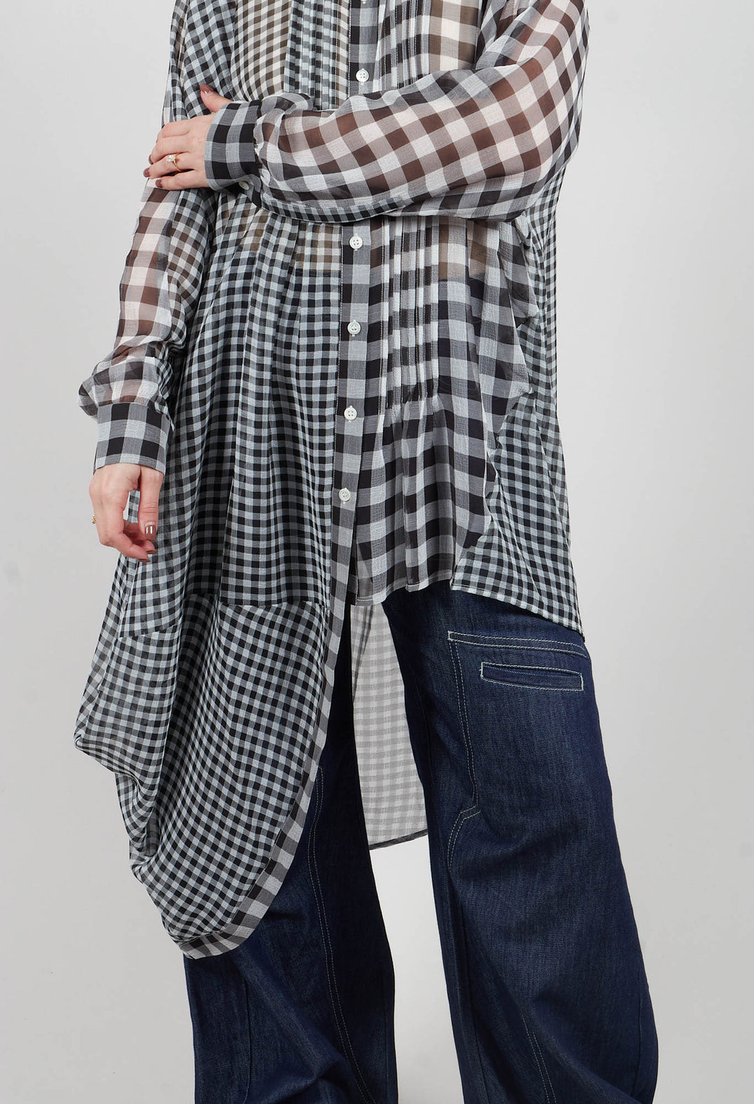 Musket Tunic in Black Check