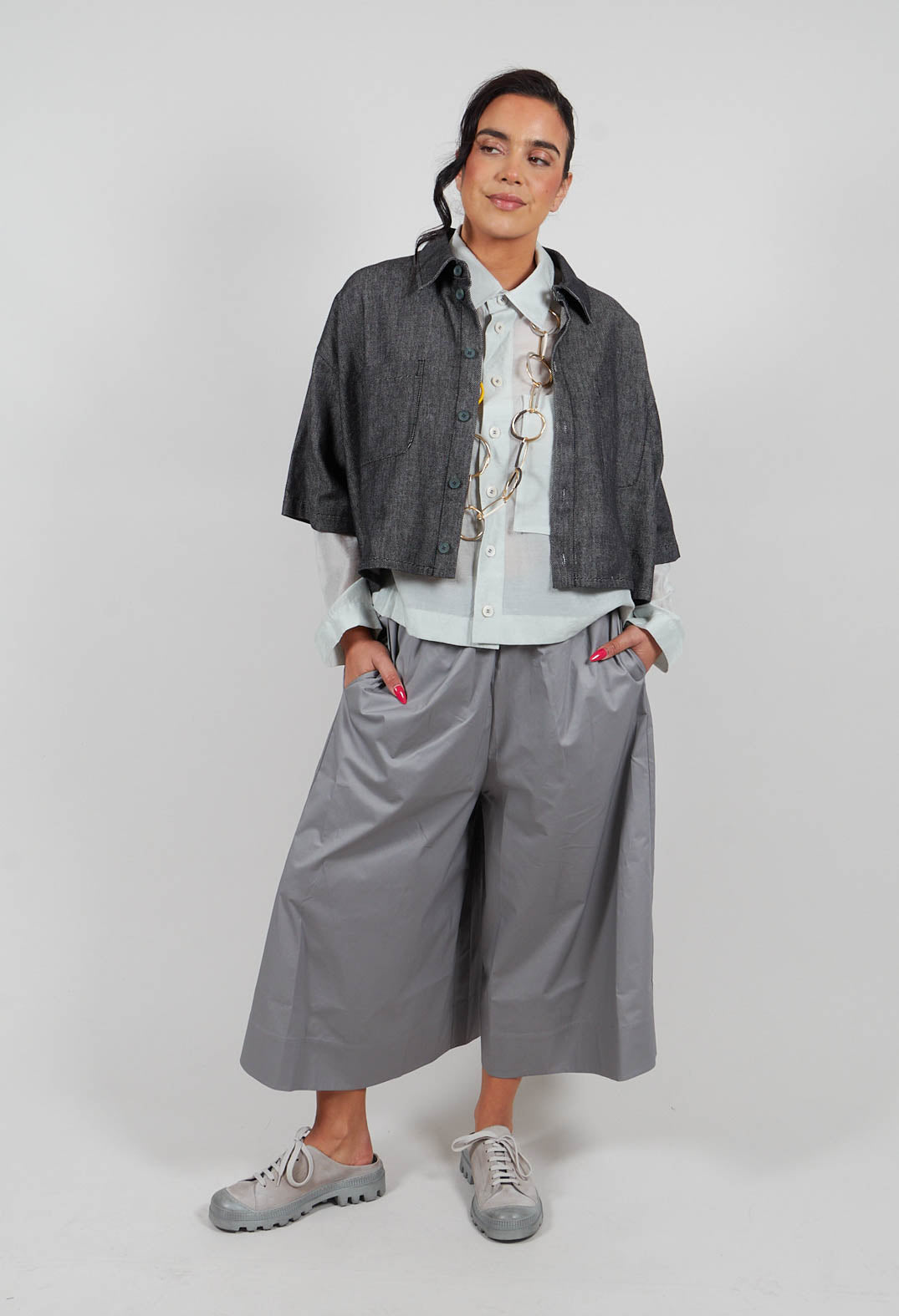Pant Skirt in Cloudy