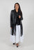Leather Blazer in Double Black