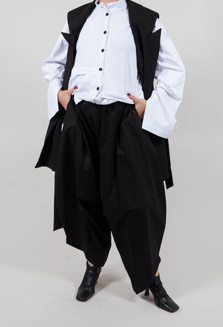 Unisex Stretch Trousers in Black