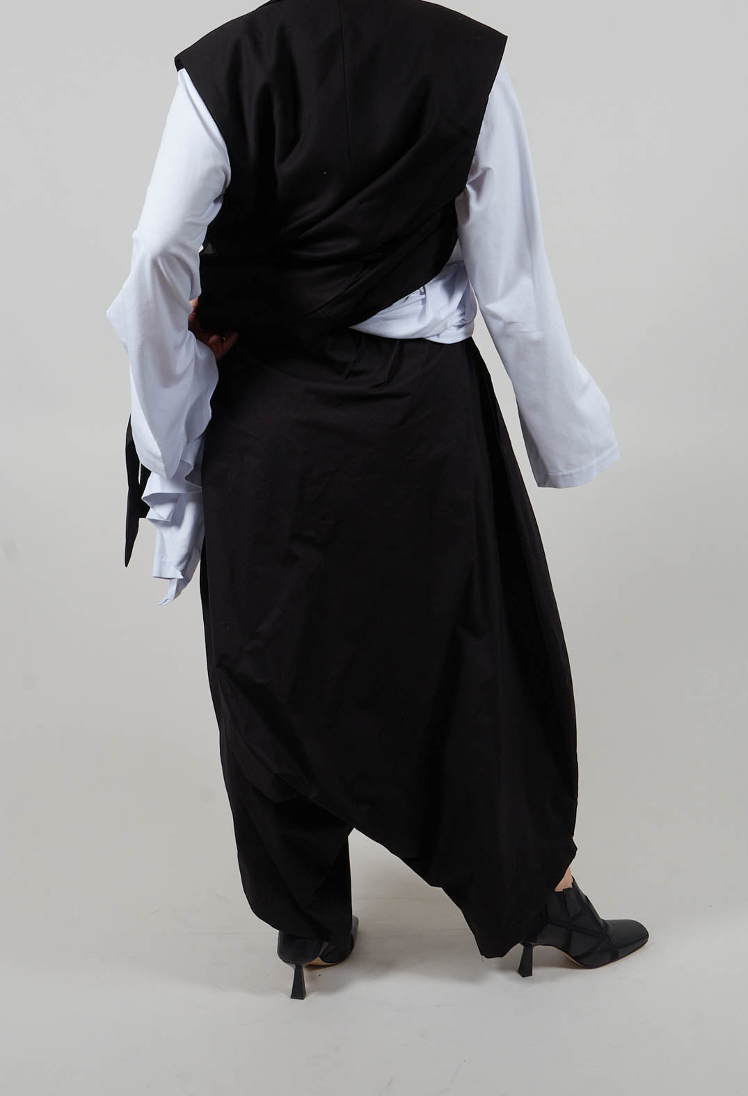Unisex Stretch Trousers in Black