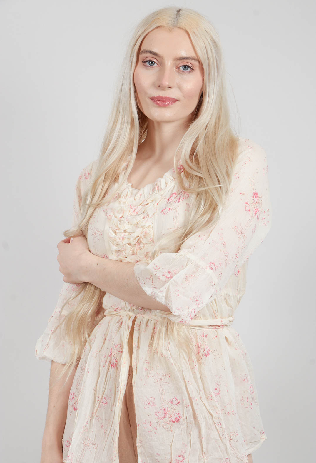 Naoki Blouse in Liberty Bouquet