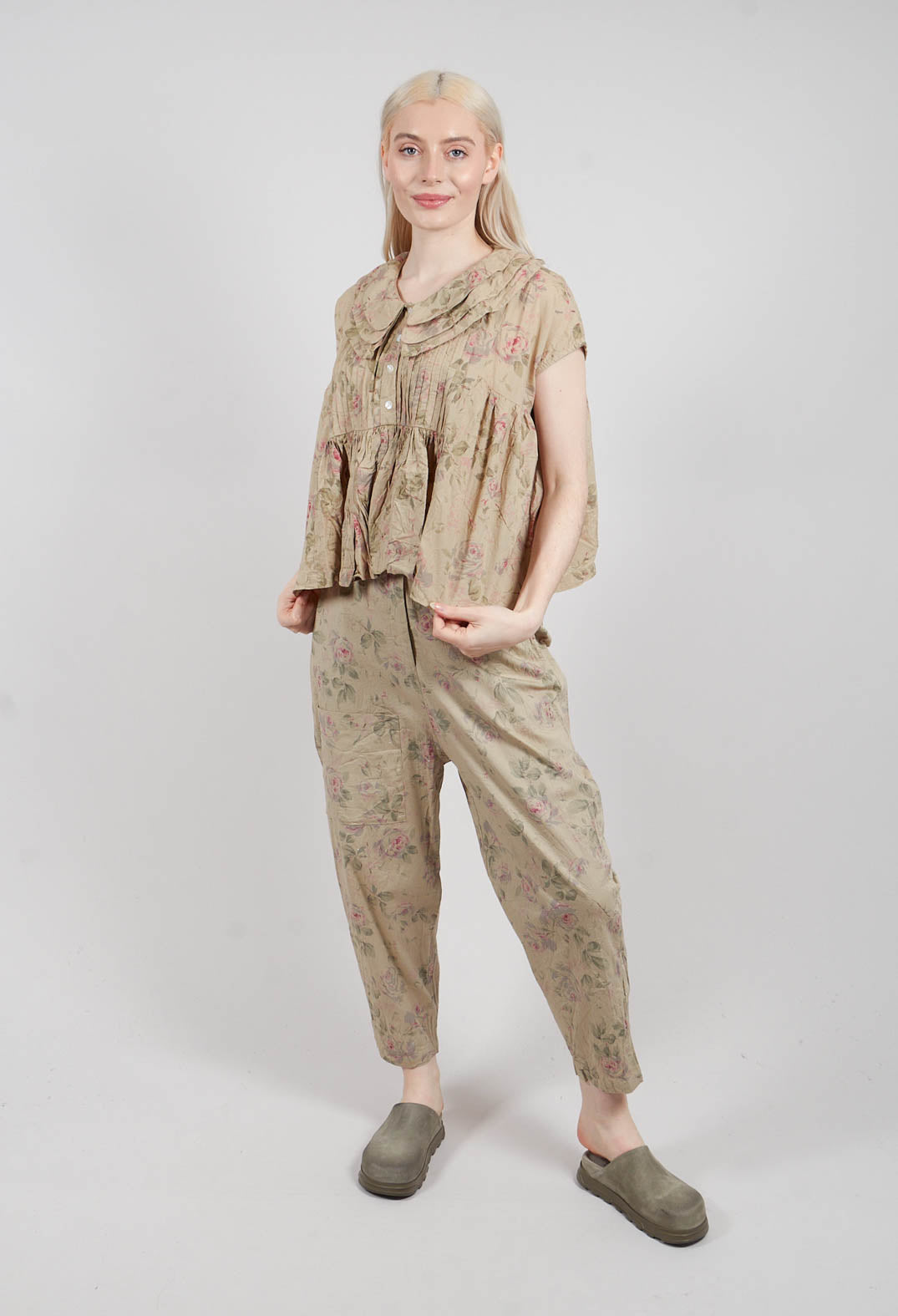 Niki Shirt in Verveine Fleurs