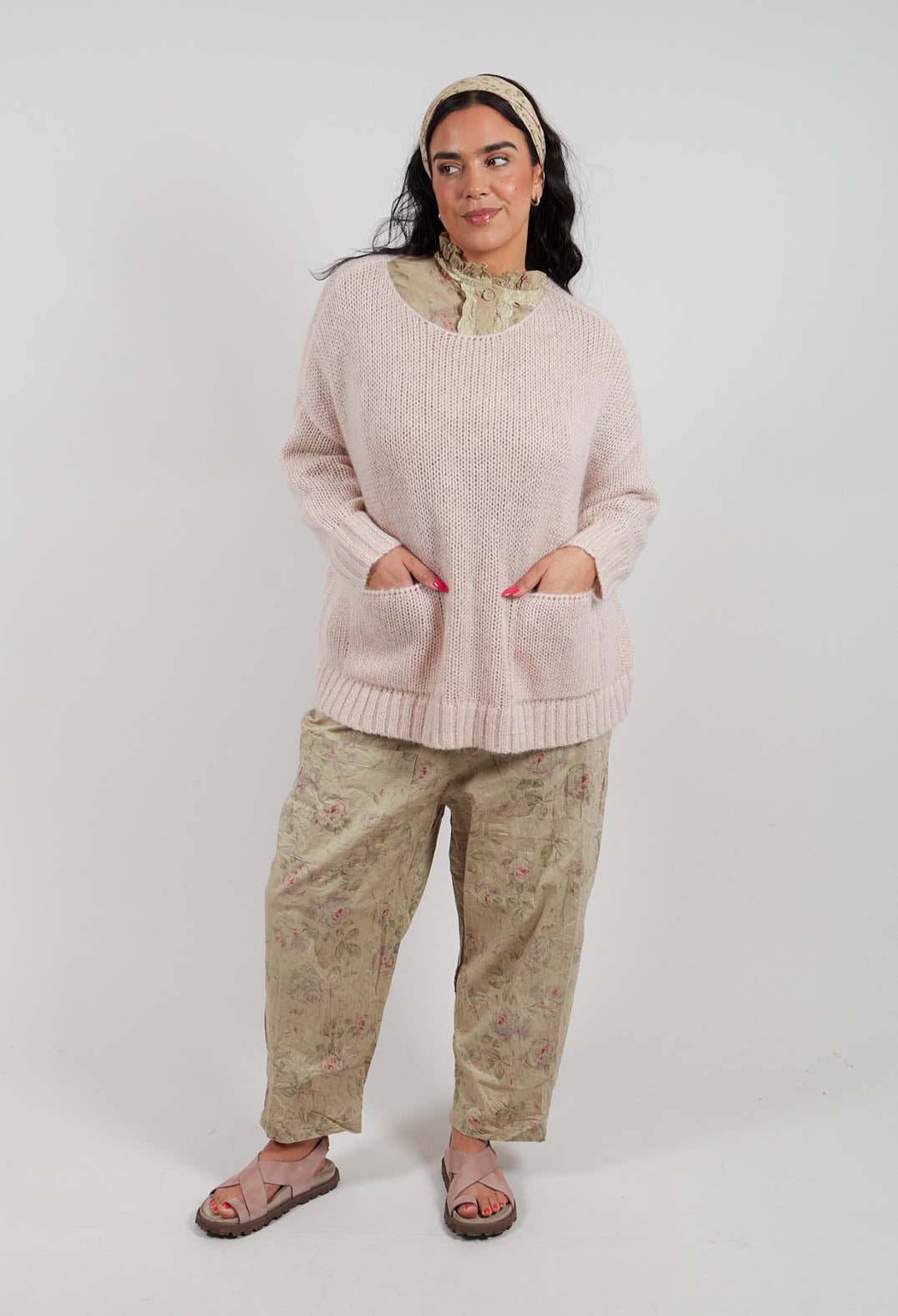 Abelliau Pullover in Rose
