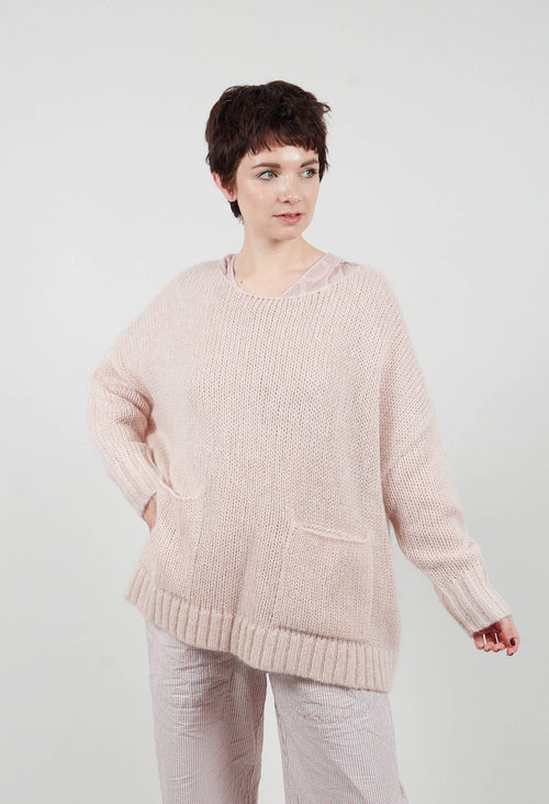Abelliau Pullover in Rose