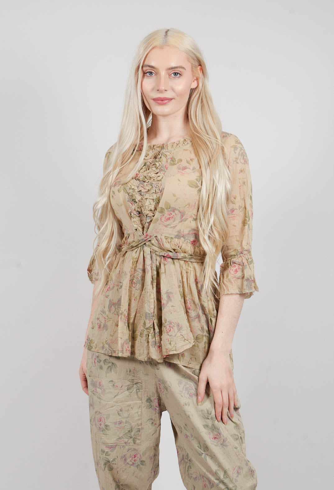 Naoki Top in Verveine Fleurs