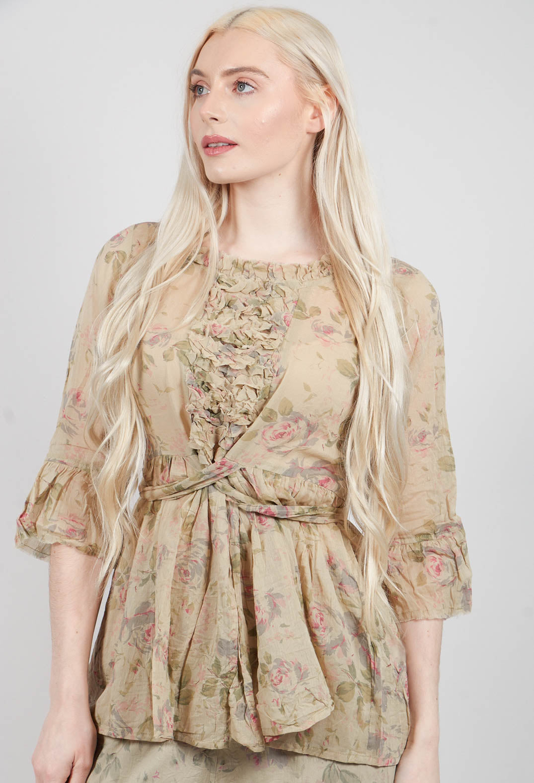 Naoki Top in Verveine Fleurs