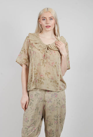 Sora Top in Verveine Fleurs