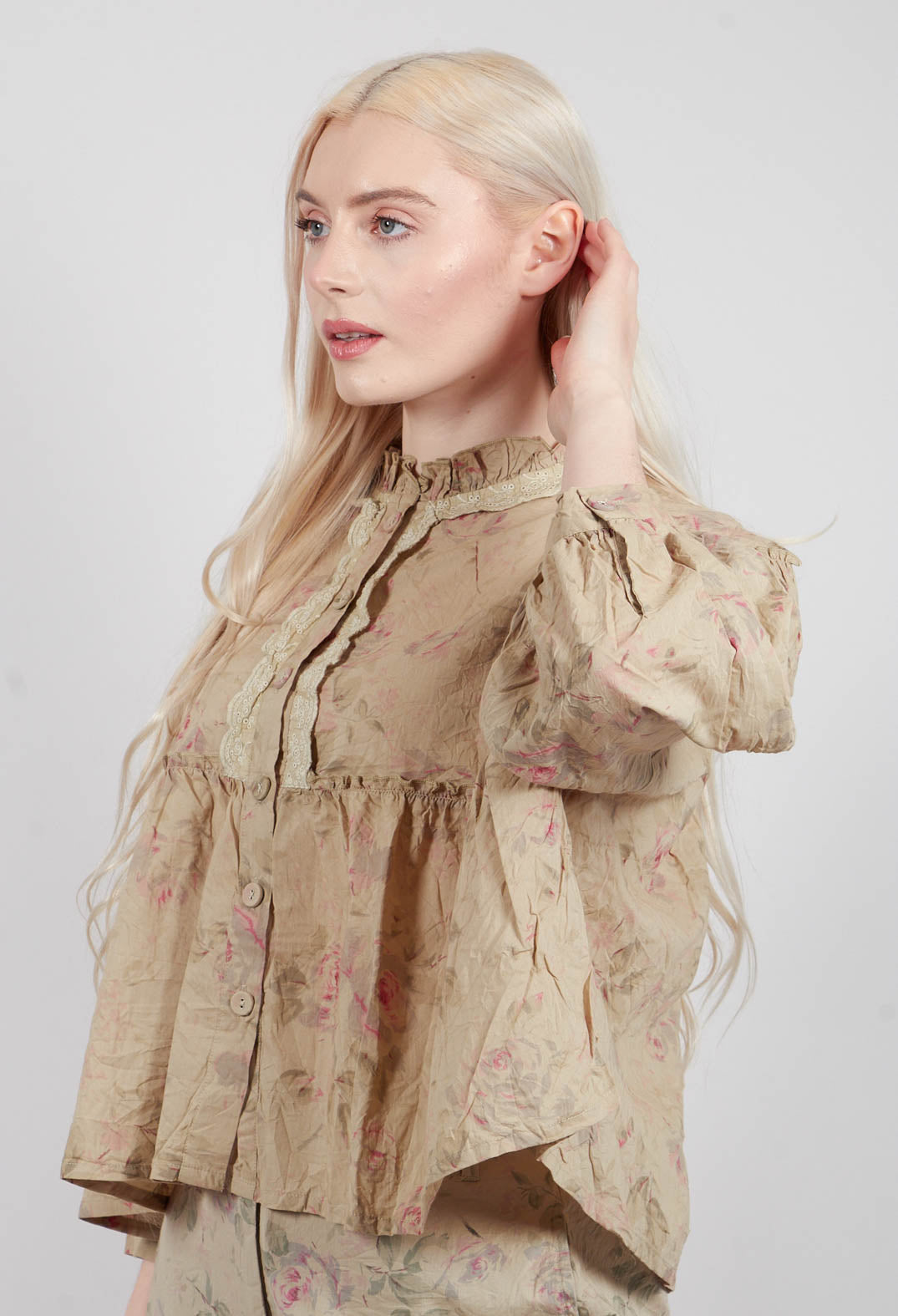 Carvi Jacket in Verveine Fleurs