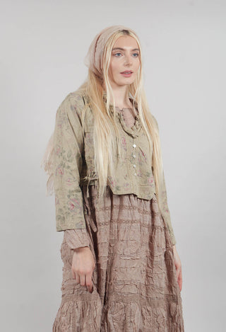 Aya Jacket in Verveine Fleurs