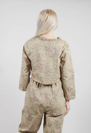 Aya Jacket in Verveine Fleurs