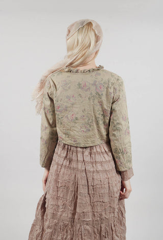 Aya Jacket in Verveine Fleurs