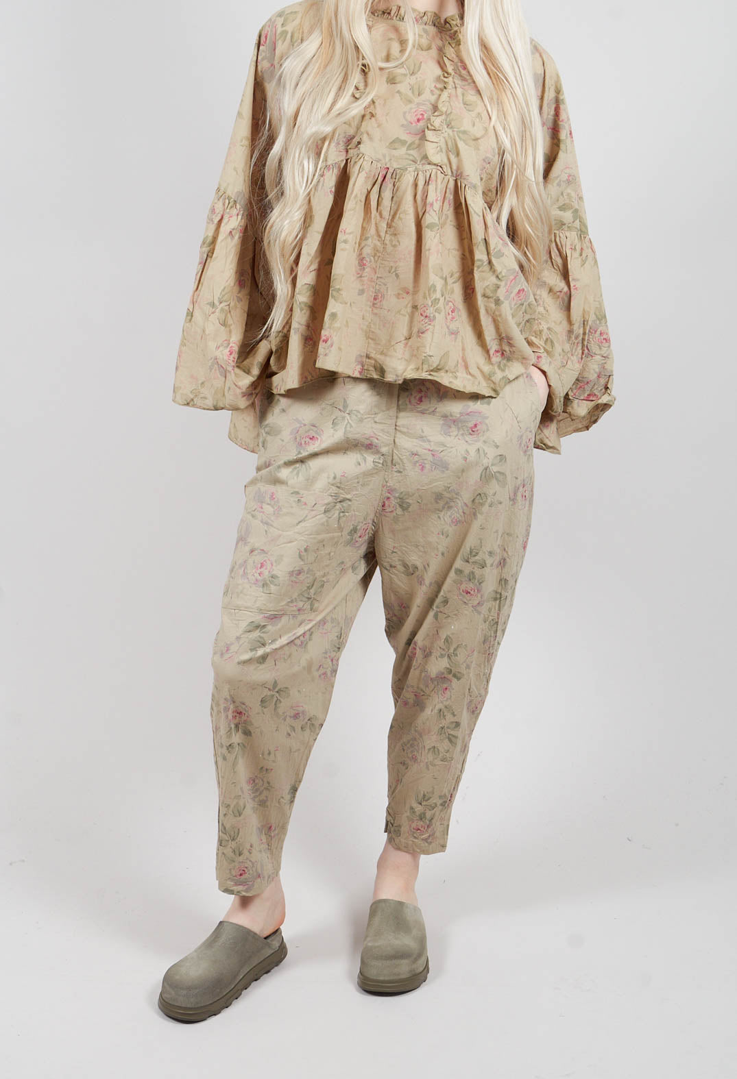 Gaston Trousers in Verveine Fleurs