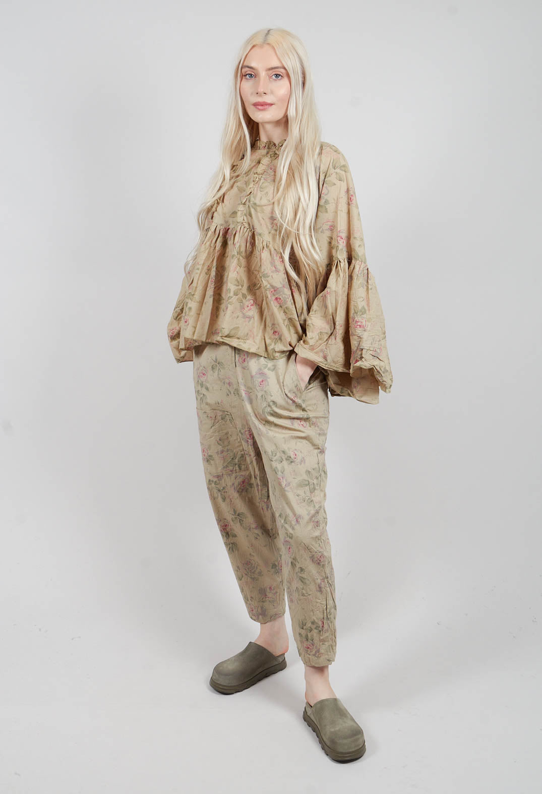 Gaston Trousers in Verveine Fleurs