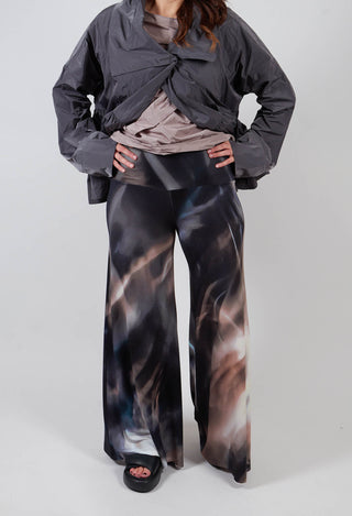 Rust trousers in Black Beige Colourful