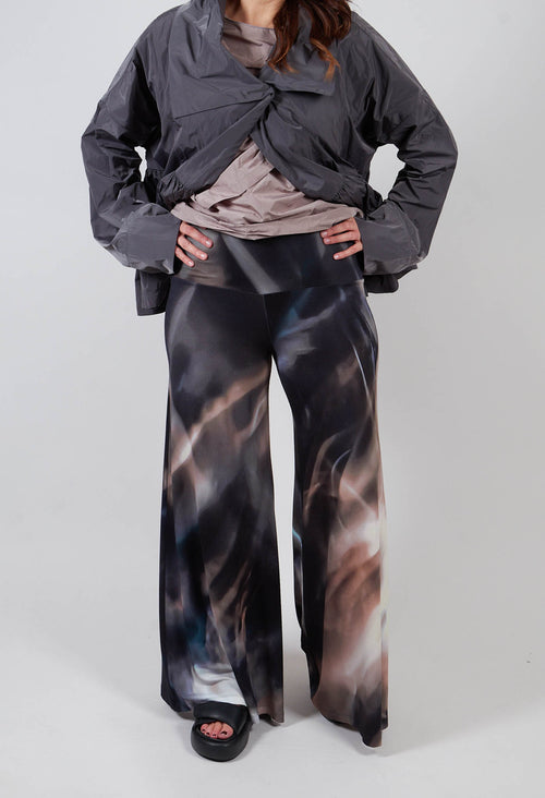 Rust trousers in Black Beige Colourful