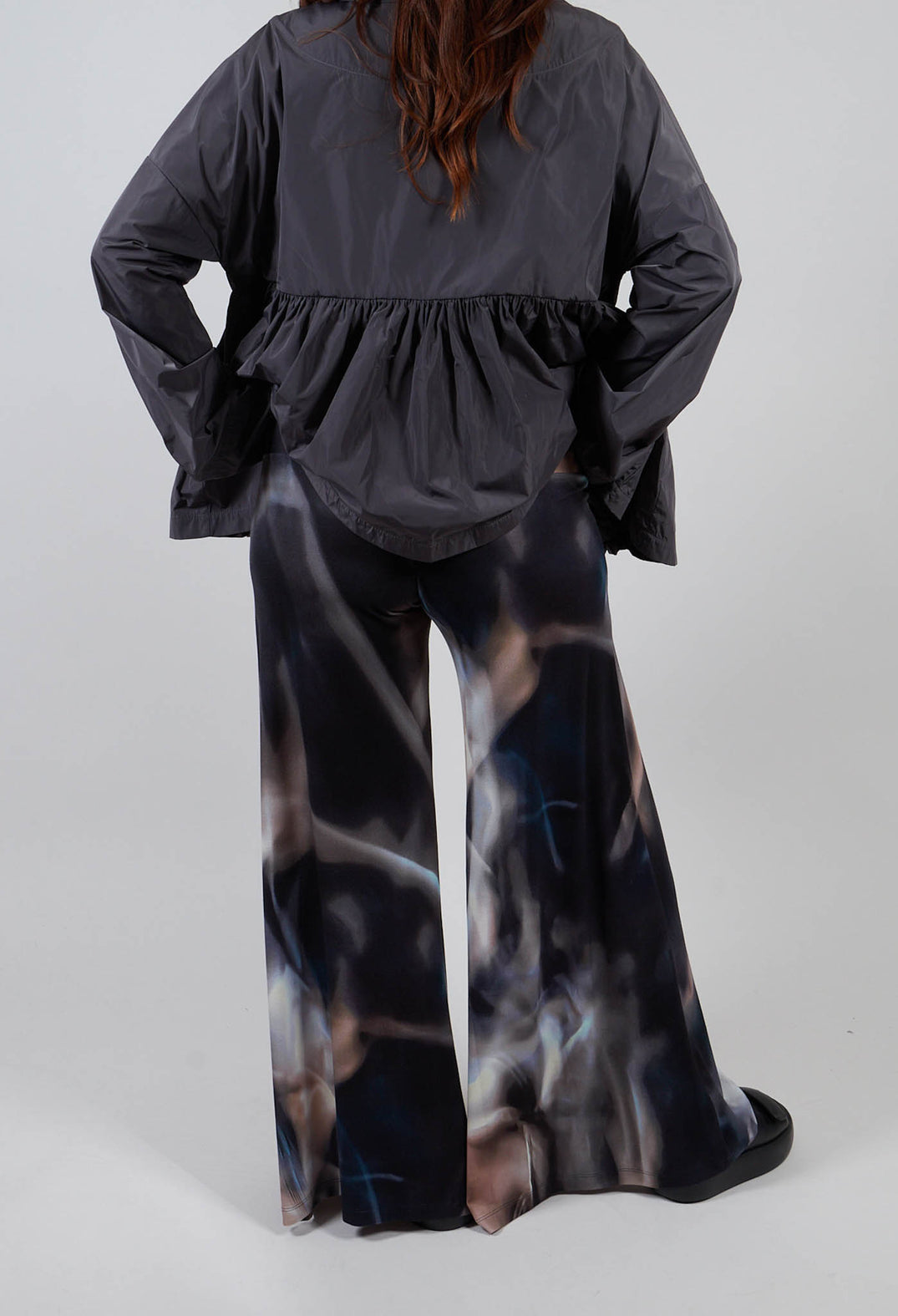Rust trousers in Black Beige Colourful