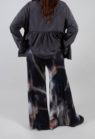 Rust trousers in Black Beige Colourful