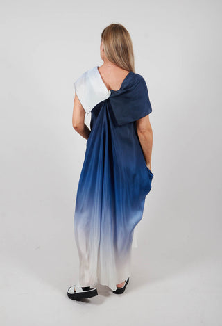 Venc Dress in Blue Colourful