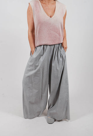 Pocket Trousers in Silver Pearl