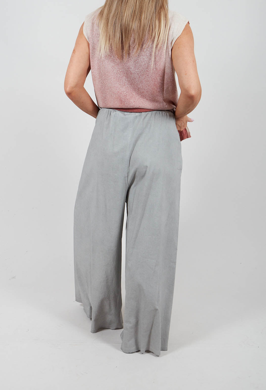 Pocket Trousers in Silver Pearl