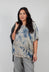T-Shirt Over in Sand Shell Print