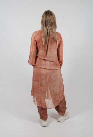 Maxi Shirt in Starfish Orange
