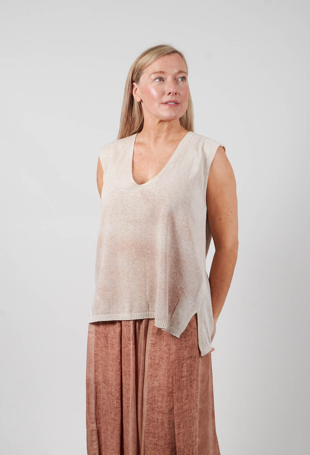 Tank Top in Ochre