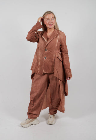 Blazer in Starfish Orange