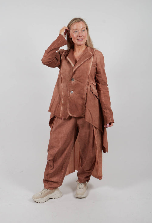 Blazer in Starfish Orange