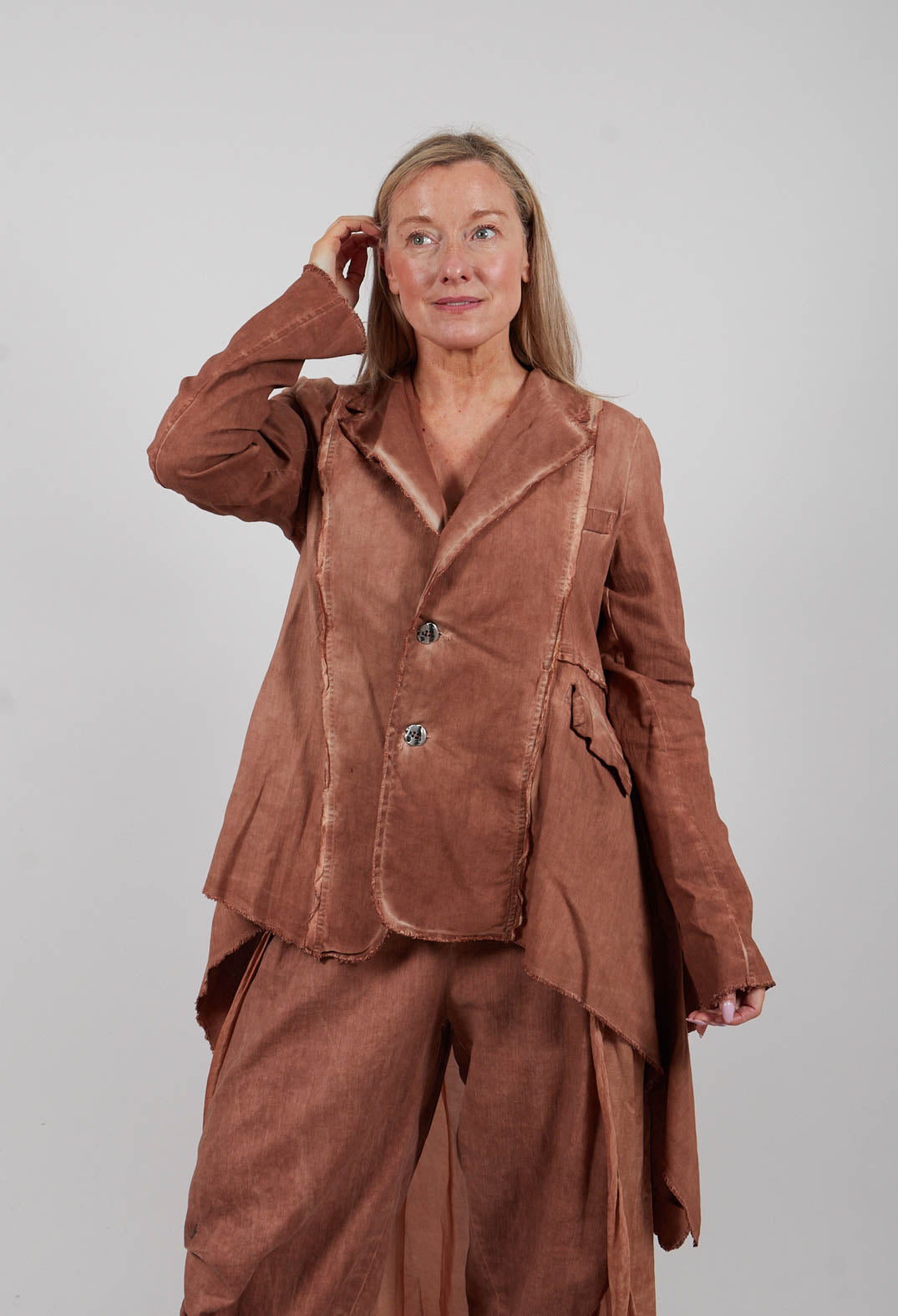 Blazer in Starfish Orange