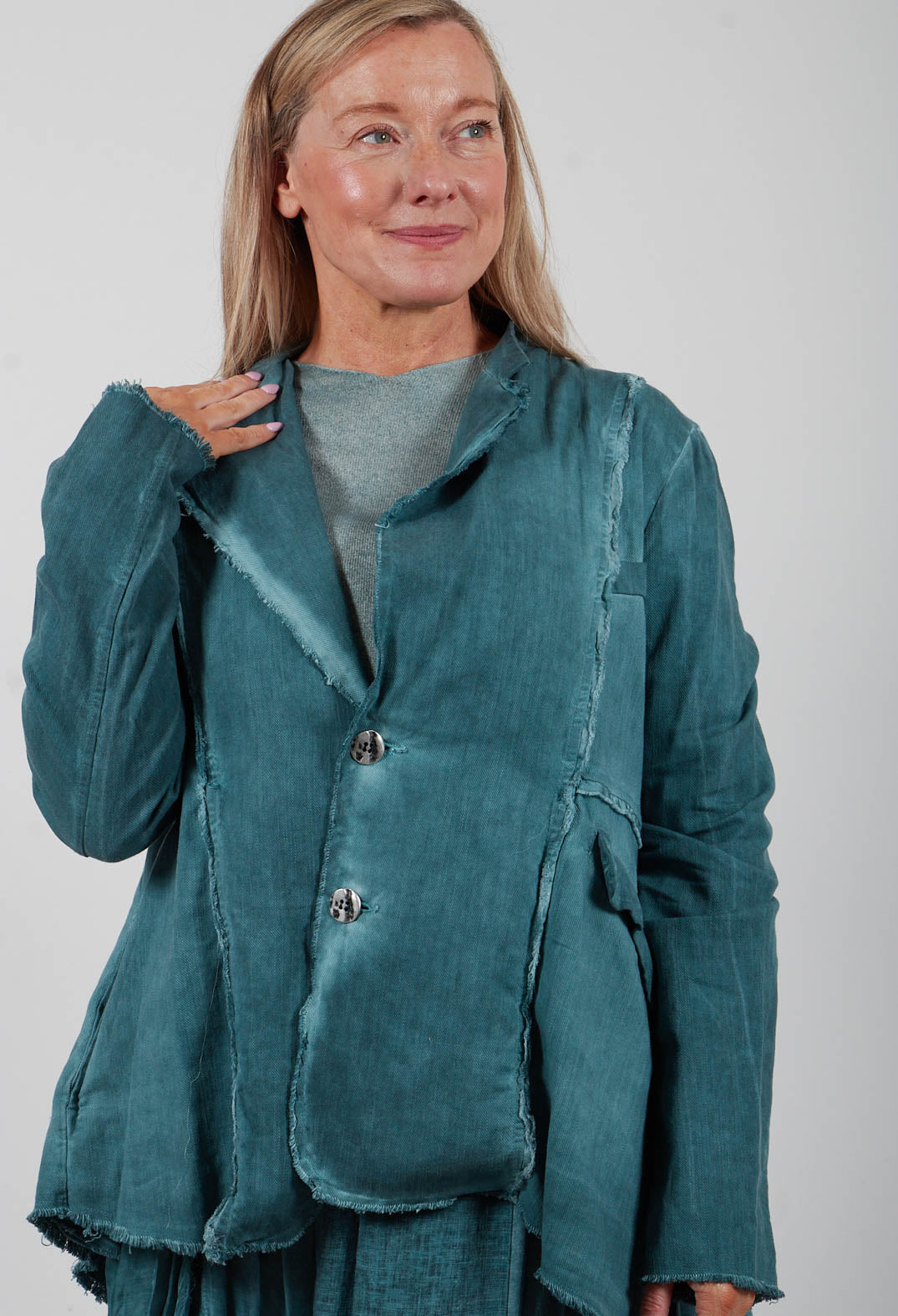 Blazer in Tiffany Marine