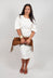 Dress in Seashell Ecru and Bianco