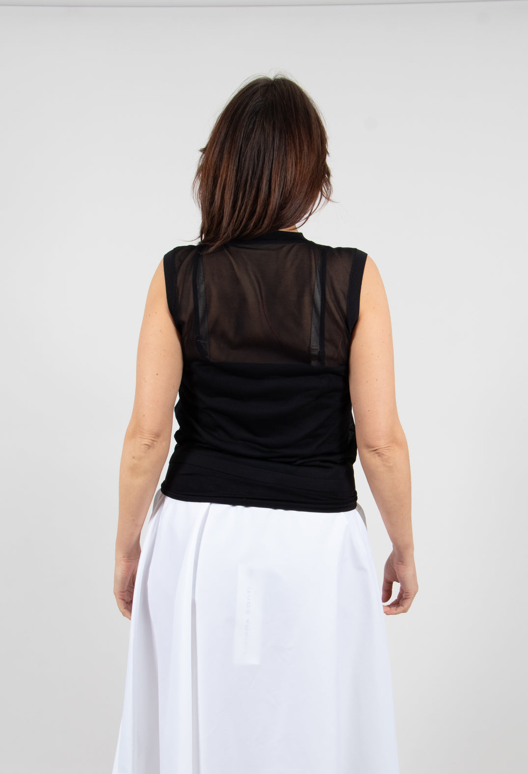 Sheer Top in Black