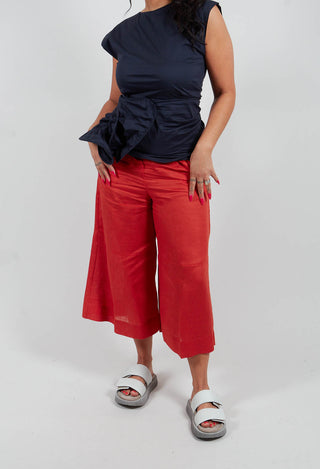 Extra Wide Leg Trousers in Resina